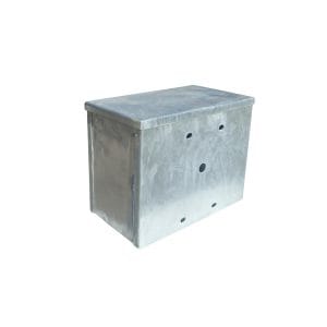 Caja Metalica bateria solar 100A