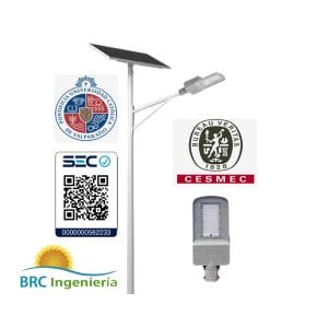 LUMINARIA SOLAR LED 60W DS1 PANEL MOVIL